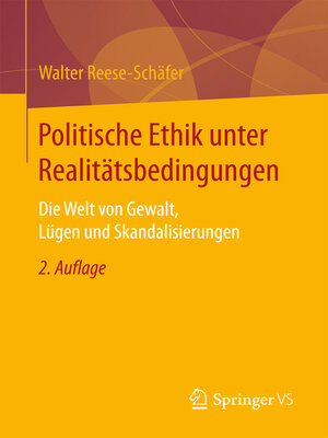cover image of Politische Ethik unter Realitätsbedingungen